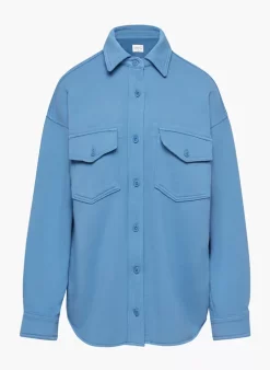 Free Terry Fleece Shirt Jacket