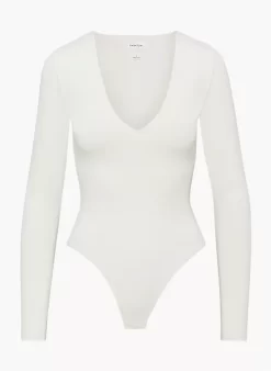 Contour V-neck Longsleeve Bodysuit -Fashion Women Shop f22 01 a01 78564 15104 off a