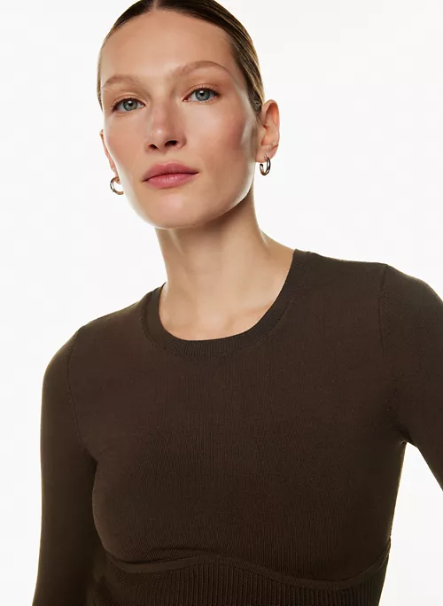 Sculpt Knit Empire Longsleeve 4 Sculpt Knit Empire Longsleeve - Image 2