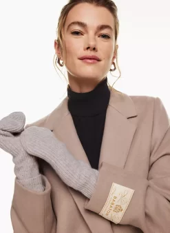 Luxe Cashmere Rib Mitten