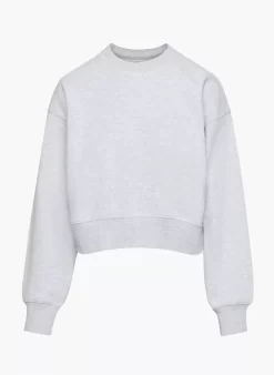 Cozy Fleece Boyfriend Boxy Cropped Crewneck -Fashion Women Shop f22 03 a03 103348 4425 off a