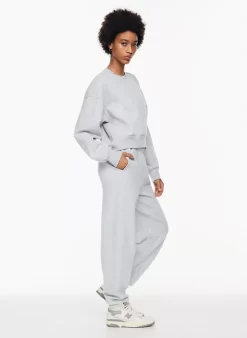 Cozy Fleece Boyfriend Boxy Cropped Crewneck -Fashion Women Shop f22 03 a03 103348 4425 on c