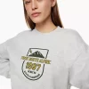 New Cozy Fleece Boyfriend Crew Sweatshirt