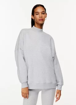 Cozy Fleece Mega Mock Sweatshirt
