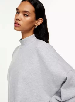 Cozy Fleece Mega Mock Sweatshirt -Fashion Women Shop f22 03 a03 65166 4425 on c