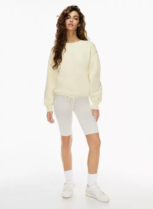 Cozy Fleece Boyfriend Drawcord Sweatshirt 4 Cozy Fleece Boyfriend Drawcord Sweatshirt - Image 2