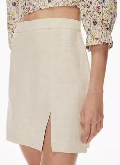 Patio Linen Skirt -Fashion Women Shop s22 04 a07 82014 21352 on d