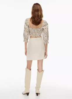 Patio Linen Skirt -Fashion Women Shop s22 04 a07 82014 21352 on e