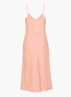 Only Linen Slip Midi Dress -Fashion Women Shop s22 04 a08 99230 26777 off c