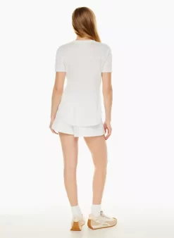 Linen V-neck T-shirt -Fashion Women Shop s23 00 a01 107474 1275 on e