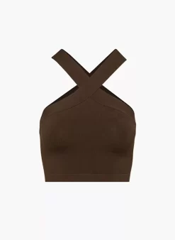 Sculpt Knit Criss Cross Cropped Tank -Fashion Women Shop s23 00 a03 101581 1565 off a