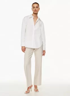 Essential Poplin Relaxed Shirt -Fashion Women Shop s23 01 a02 106650 1275 on c