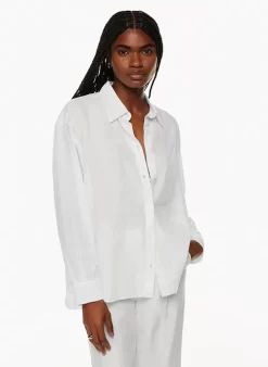 Essential Linen Oversized Shirt -Fashion Women Shop s23 01 a02 98781 1275 on c