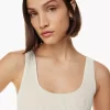 Sculpt Knit Scoopneck Cropped Tank -Fashion Women Shop s23 01 a03 100345 15104 on a