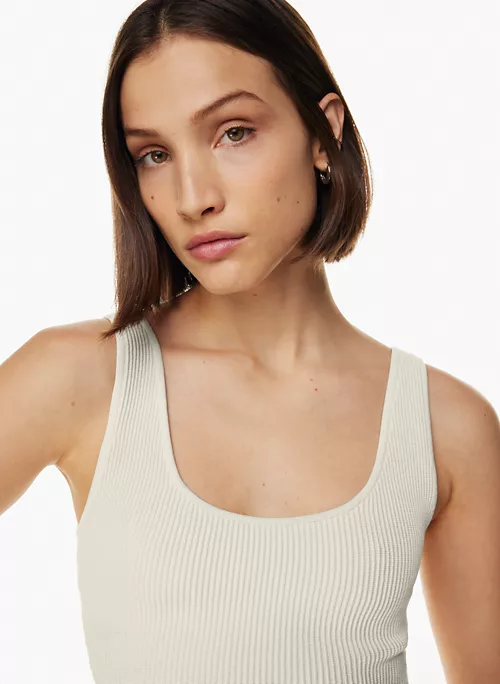 Sculpt Knit Scoopneck Cropped Tank 3 Sculpt Knit Scoopneck Cropped Tank