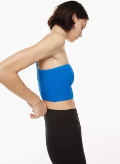 Sculpt Knit One-shoulder Cropped Tank -Fashion Women Shop s23 01 a03 75721 30176 on c