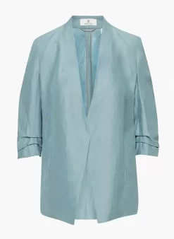 Power Hip Linen Blazer -Fashion Women Shop s23 01 a04 107653 27638 off a