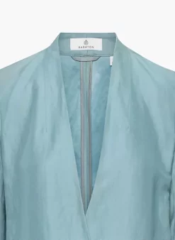 Power Hip Linen Blazer -Fashion Women Shop s23 01 a04 107653 27638 off b