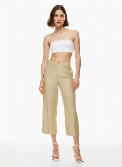 Agency Linen Cropped Pant