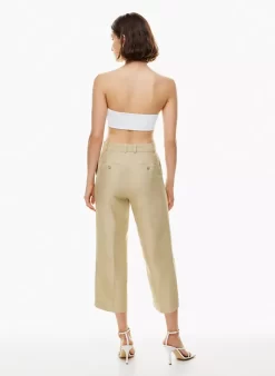 Agency Linen Cropped Pant -Fashion Women Shop s23 01 a06 109597 22064 on e