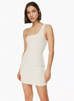 Sculpt Knit One-shoulder Dress