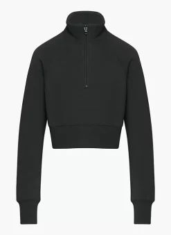 Cozy Fleece Perfect Banded ¼ Zip Sweatshirt -Fashion Women Shop s23 03 a03 105860 1274 off a