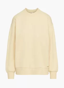 Terry Fleece Boyfriend Crew Sweatshirt -Fashion Women Shop s23 03 a03 96604 28719 off a