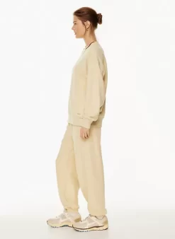 Terry Fleece Boyfriend Crew Sweatshirt -Fashion Women Shop s23 03 a03 96604 28719 on d