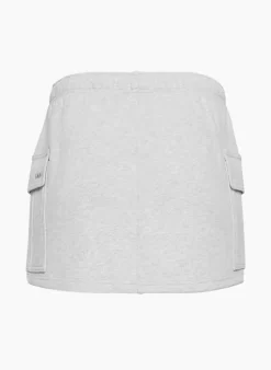 Terry Fleece Cargo Mini Skirt -Fashion Women Shop s23 03 a07 110390 4425 off b