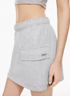 Terry Fleece Cargo Mini Skirt -Fashion Women Shop s23 03 a07 110390 4425 on c