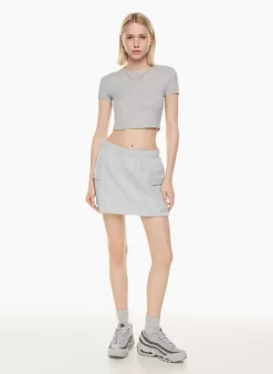 Terry Fleece Cargo Mini Skirt -Fashion Women Shop s23 03 a07 110390 4425 on d