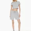 Terry Fleece Boyfriend 6 Sweatshort -Fashion Women Shop s23 03 a26 97462 4425 on a