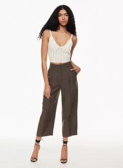 The Effortless Pant™ Linen Cropped