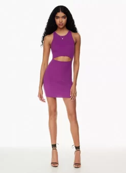 Cutout Knit Tank Mini Dress