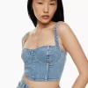 The Cecily Denim Bralette