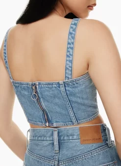 The Cecily Denim Bralette -Fashion Women Shop s23 10 a02 108696 30426 on c