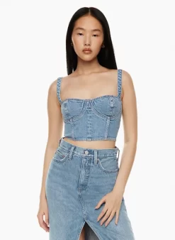 The Cecily Denim Bralette -Fashion Women Shop s23 10 a02 108696 30426 on e