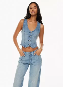 The 90s Mia Denim Vest