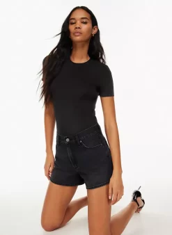 The 90s A-line Hi-rise Thigh Jean Short -Fashion Women Shop s23 10 a26 107513 16408 on f