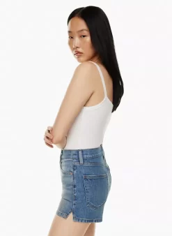 The 50s Arlo Hi-rise Micro Jean Short -Fashion Women Shop s23 10 a26 108664 29866 on c